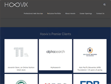 Tablet Screenshot of hoovix.com